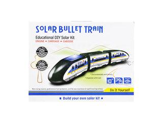 DIY Solar Power Silver Bullet Train